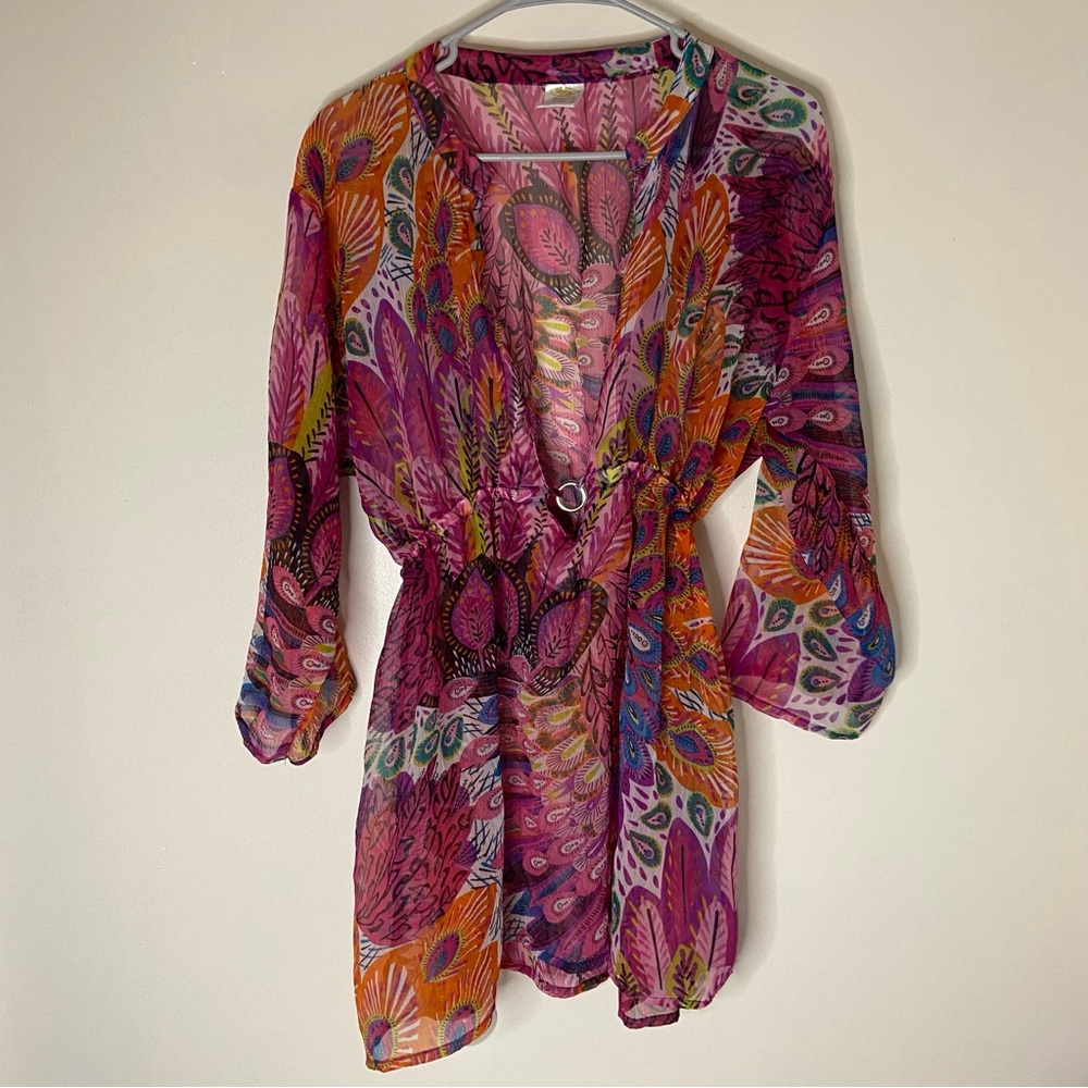 Rima Beachwear swimsuit coverup/ flowy blouse